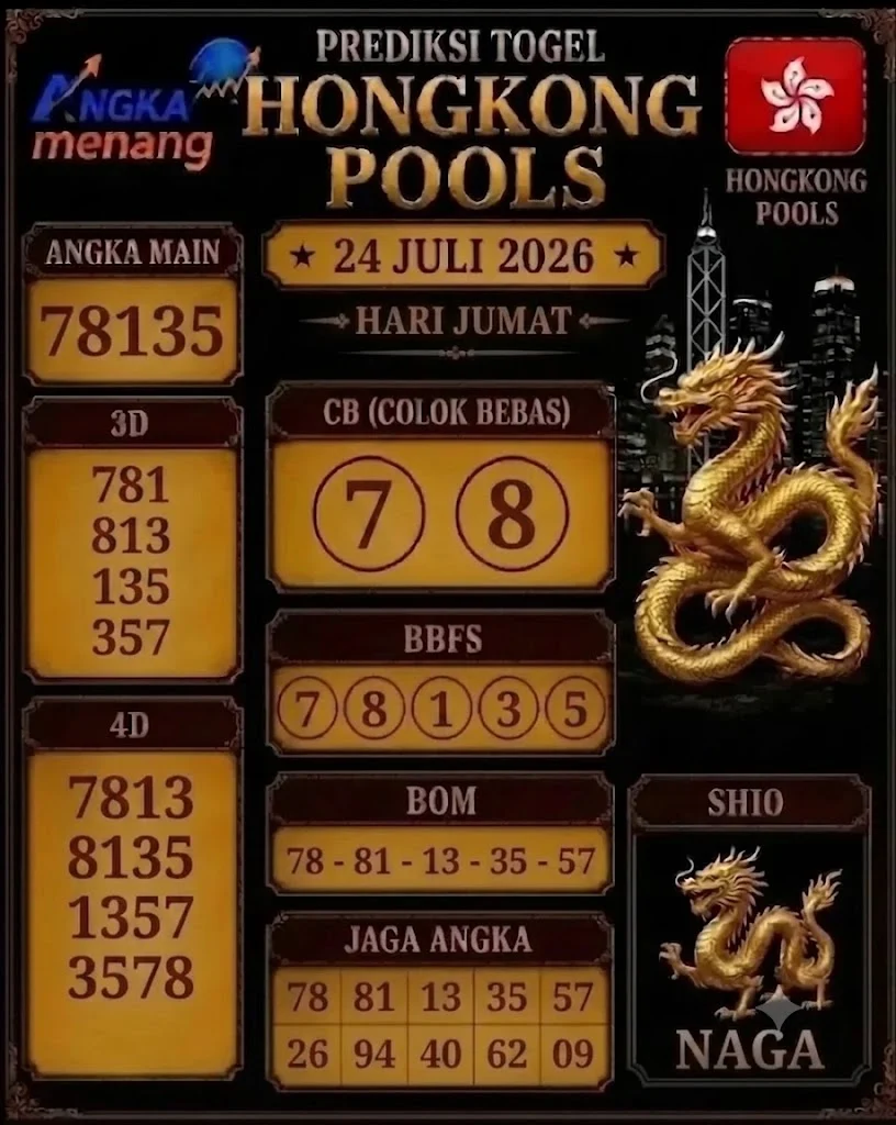Togel HK 24 Juli